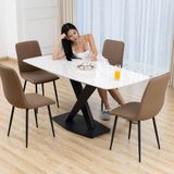  Bàn Ăn Mặt Đá Cao Cấp Fiona 