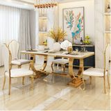  Bộ Bàn Ăn Mặt Đá Venus + Ghế Queen 