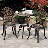  Bộ Bàn Ghế Nhôm Đúc Ngoài Trời DPBV1+DPAV1 