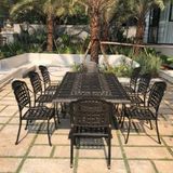  Bộ Bàn Nhôm Đúc Ngoài Trời BN55 + DPAV4 