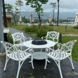  Bộ Bàn Ghế Sân Vườn BN23 + GN23 - Thiết Kế Sang Trọng, Bền Bỉ, Phù Hợp Không Gian Ngoài Trời 