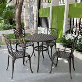  Bộ Bàn Ghế Sân Vườn BN18 + GN18 - Thiết Kế Sang Trọng, Bền Bỉ Cho Không Gian Ngoài Trời 