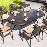  Bộ Bàn Ghế Nhôm Đúc Ngoài Trời DPBV8 + DPAV4B 