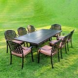  Bộ Bàn Chữ Nhật Nhôm Đúc Ngoài Trời DPBV14C + DPAV4 