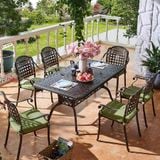  Bộ Bàn Chữ Nhật Nhôm Đúc Ngoài Trời BN04CN + DPAV4 