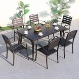  Bộ Bàn Ghế Ngoài Trời Nhôm Đúc HPBN46 + K1 