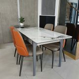  Bộ Bàn Ăn Mặt Đá Có Bếp Từ Lothas + Ghế Sky - Phong Cách Hiện Đại Và Tinh Tế 
