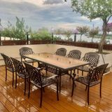  Bàn Nhôm Đúc Ngoài Trời AMB03 - Giải Pháp Tiện Lợi Cho Các Buổi Tiệc Ngoài Trời 