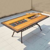  Bàn Nhôm Đúc Ngoài Trời AMB03 - Giải Pháp Tiện Lợi Cho Các Buổi Tiệc Ngoài Trời 