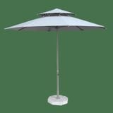  Dù Chính Tâm Tròn 2 Tầng PAOD04 – Thiết Kế Tinh Tế, Che Nắng Hiệu Quả Ngoài Trời 