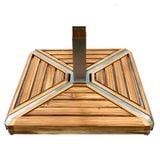  Ô Dù Lệch Tâm Gỗ Teak LHOD05 – Sang Trọng & Bền Bỉ Cho Không Gian Ngoài Trời 