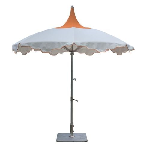 Ô dù tròn chính tâm đế bê tông đá mài chắc chắn