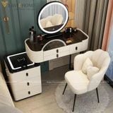  Bàn Trang Điểm AKBP27 – Sang Trọng, Hiện Đại Với Loa Bluetooth Và Sạc Không Dây 