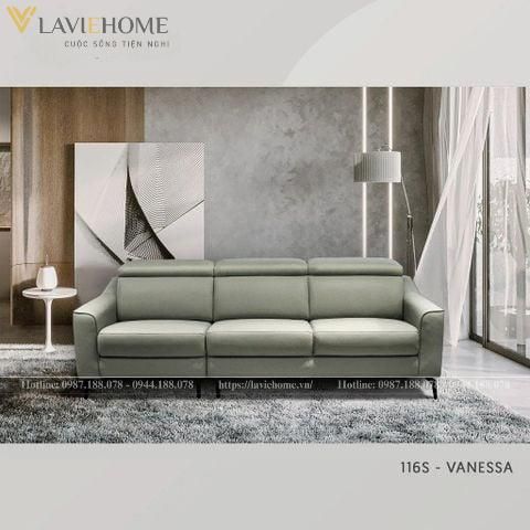 Sofa gỗ da hiện đại Vanila