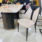  Bộ Bàn Ăn Mặt Đá Maya + Ghế Caven – Đẳng Cấp & Hiện Đại 