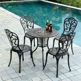  Bộ Bàn Ghế Sân Vườn BN14 + GN14 - Thiết Kế Sang Trọng, Bền Bỉ Cho Không Gian Ngoài Trời 