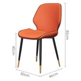  Ghế Ăn Nordic Chân Núm Đồng 