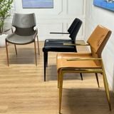  Ghế Ăn Modern Chic Chân Inox Mạ Vàng 