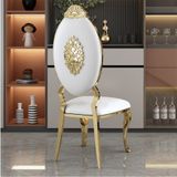  Ghế Ăn Inox Mạ Vàng Kingdom 