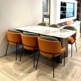  Ghế Ăn Bọc Da Cao Cấp Minotti 