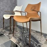  Ghế Ăn Modern Chic Chân Inox Mạ Vàng 