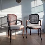  Ghế Louis XVI Có Tay Tựa Mây LHG26 