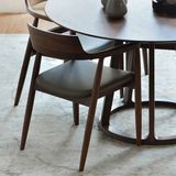  Ghế Gỗ Bọc Da Hirosima LHG06 