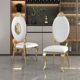  Ghế Ăn Inox Mạ Vàng Kingdom 