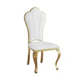  Ghế Ăn Inox Mạ Vàng Queen 