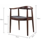  Ghế Gỗ Bọc Da Kennedy LHG05 