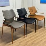  Ghế Ăn Modern Chic Chân Inox Mạ Vàng 