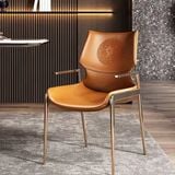  Ghế Ăn Modern Chic Chân Inox Mạ Vàng 