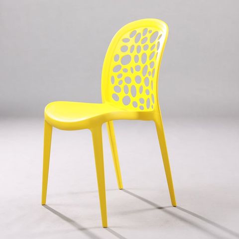 Ghế nhựa đúc chắc chắn không tay vịn bền đẹp