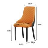  Ghế Ăn Bọc Da Cao Cấp Sunny 