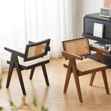  Ghế Vleg Có Tay Mặt Mây LHG75 