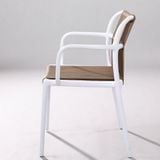  Ghế Nhựa Đúc S3039 - Thiết Kế Hiện Đại Với Dây Dù Đan, Tay Vịn Thoải Mái 