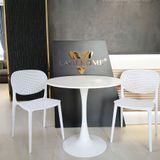  Bàn Tròn Tulip Chân Sắt Sơn Tĩnh Điện - Thiết Kế Thanh Lịch Và Chất Liệu Cao Cấp 