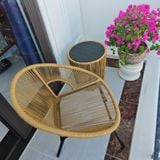  Bộ Bàn Ghế Ban Công CB391712 + CB395243 - Thiết Kế Sang Trọng, Bền Bỉ Cho Không Gian Ngoài Trời 