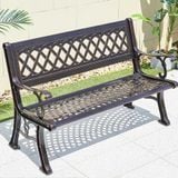  Ghế Băng Ngoài Trời Nhôm Đúc DPAV07 