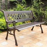  Ghế Băng Ngoài Trời Nhôm Đúc DPAV07 