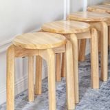  Ghế Đôn Gỗ Không Nệm LHG21 