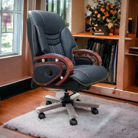 Ghế lãnh đạo da cao cấp, thiết kế sang trọng, bền bỉ