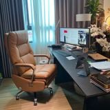  Ghế Giám Đốc Màu Nâu TKT12 Hiện Đại, Sang Trọng 
