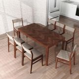  Ghế Ăn Gỗ Bọc Da Nord LHG22 