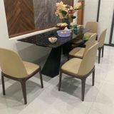  Ghế Ăn Gỗ Bọc Da Grace Không Tay LHG01 