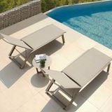  Ghế Hồ Bơi Khung Nhôm Lưới Textilene DPATG2 