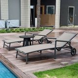  Ghế Hồ Bơi Textilene GL17 – Phong Cách Hiện Đại Cho Không Gian Ngoại Thất 