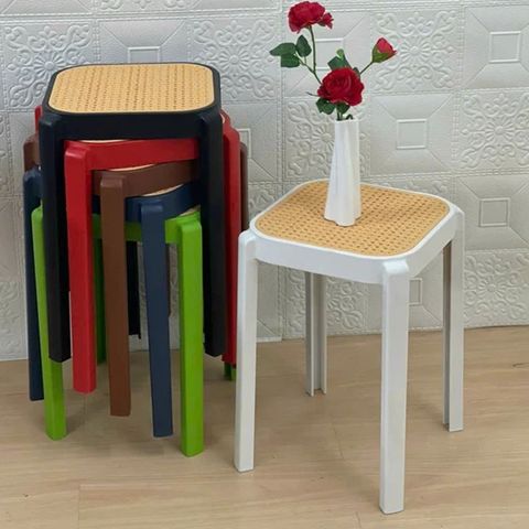 Ghế đôn nhựa giả mây bền đẹp