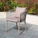  Ghế Đan Dây Khung Nhôm Ngoài Trời DPAV12 