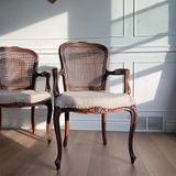  Ghế Louis XVI Có Tay Tựa Mây LHG26 